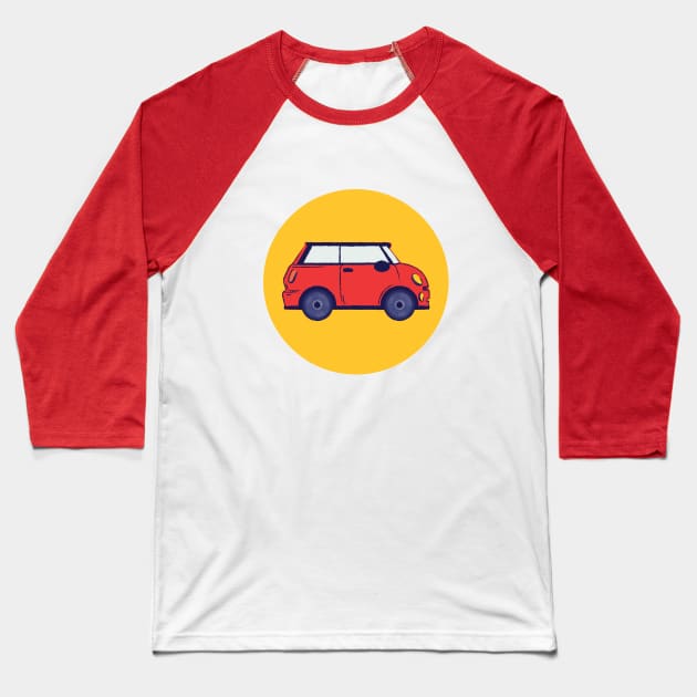 Red Mini Baseball T-Shirt by geep44